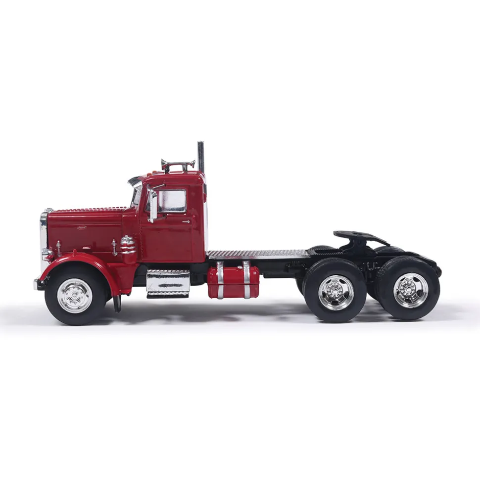 1963 Peterbilt 281 - Burgundy 1:64 Scale by IXO Models