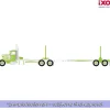 Peterbilt Logging Truck - Green and White 1:64 Scale Diecast Model Truck by IXO Models