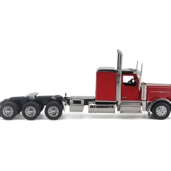 Peterbilt Model 589 BBC 58-inches-Sleeper Tridem-Axle Legendary Package Truck Tractor 1:64 Scale Diecast Model Truck by Diecast Masters