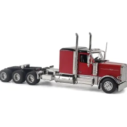 Peterbilt Model 589 BBC 58-inches-Sleeper Tridem-Axle Legendary Package Truck Tractor 1:64 Scale Diecast Model Truck by Diecast Masters