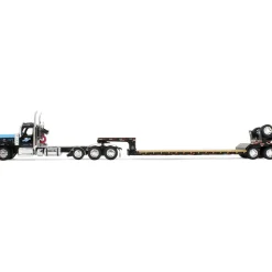 Peterbilt® Model 589 Day Cab & Fontaine® Renegade™ LXT40 Lowboy Trailer with Fliptail - Cappello Heavy Transport 1:64 Scale Diecast Model Truck by Diecast Promotions