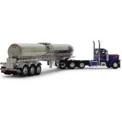 Peterbilt Model 389 Finnesgard Tri-Axle Day Cab & Walker Food Grade Tank Trailer 1:64 Scale Diecast Model Truck by Diecast Promotions