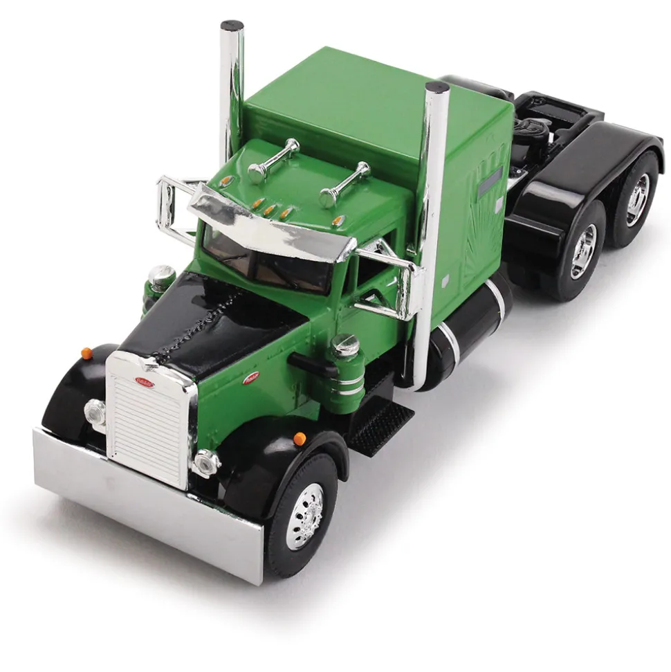 Peterbilt Model 351 60” Vintage Sleeper & Rogers Lowboy Trailer 1:64 Scale Diecast Model Truck by Diecast Promotions