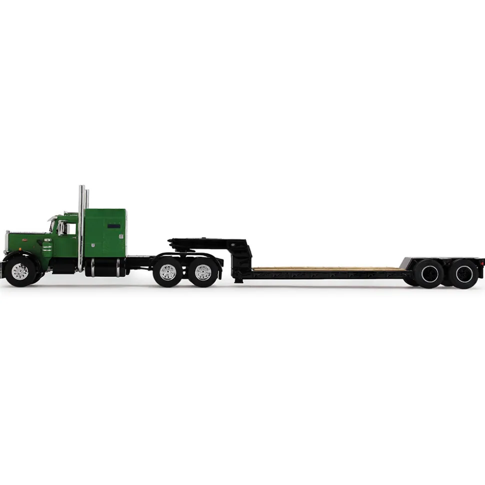 Peterbilt Model 351 60” Vintage Sleeper & Rogers Lowboy Trailer 1:64 Scale Diecast Model Truck by Diecast Promotions