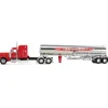 Peterbilt Model 379 with 63” Mid-Roof Sleeper & Heil Fuel Tank Trailer - Rapid Roberts 1:64 Scale Diecast Model Truck by Diecast Promotions