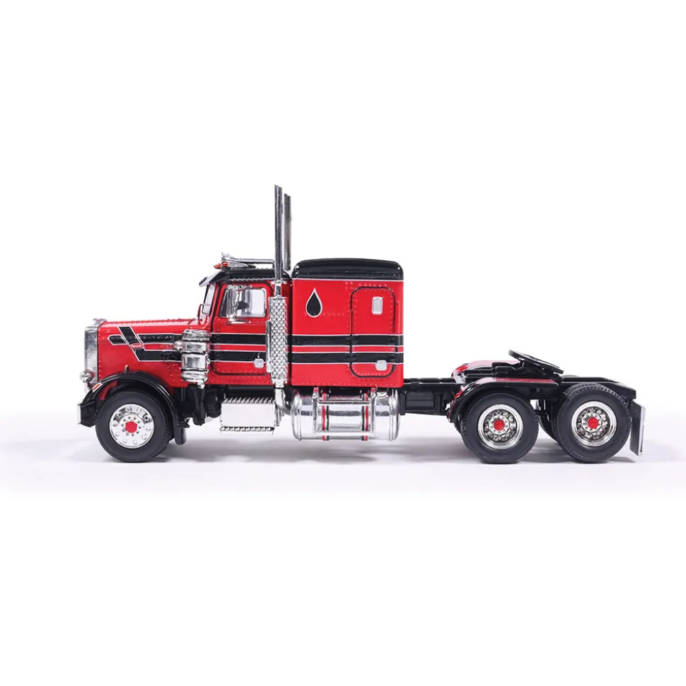 1973 Peterbilt 359 - Red And Black 1:64 Scale Diecast Model Truck by IXO Models