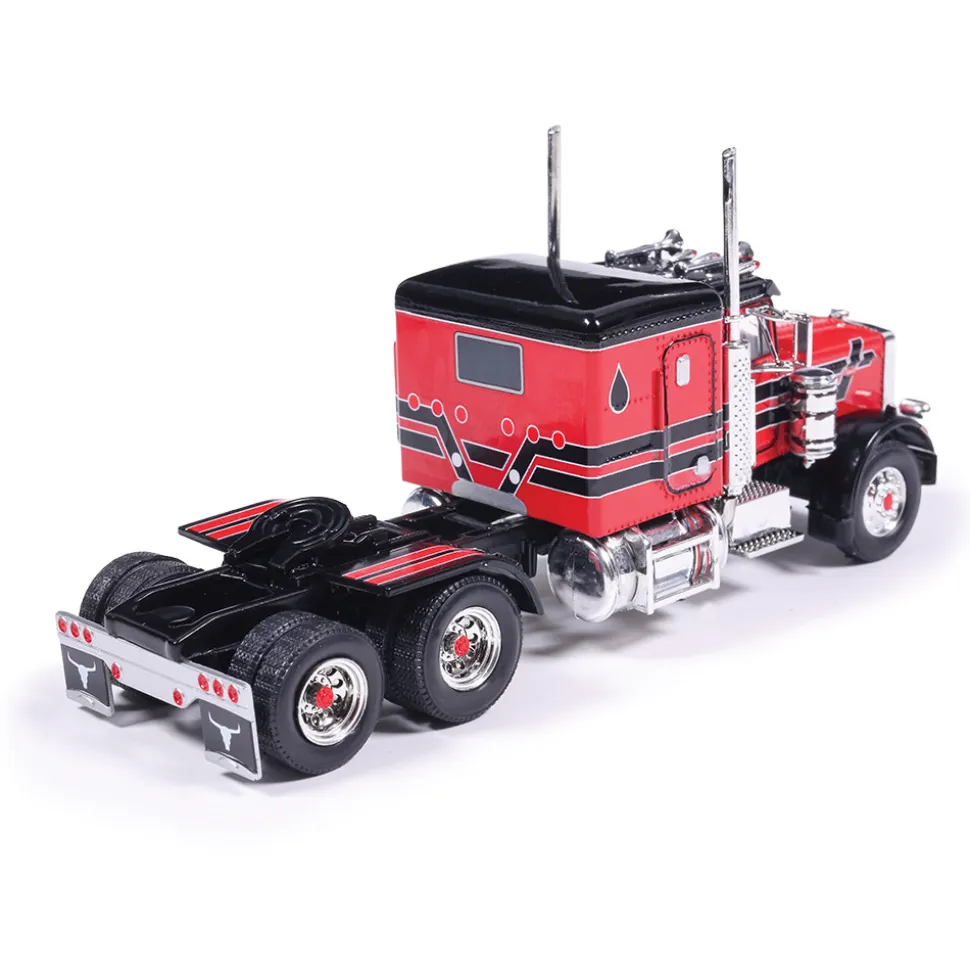 1973 Peterbilt 359 - Red And Black 1:64 Scale Diecast Model Truck by IXO Models
