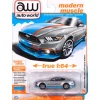 2017 Petty's Garage Mustang GT Tribute Edition - Silver 1:64 Scale Diecast Model Car by Auto World