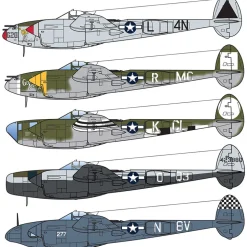 P-38J Lightning 1/48 Kit 1:48 scale Plastic by Italeri