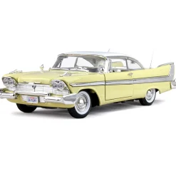 1958 Plymouth Anniversary Fury - yellow 1:18 Scale Diecast Model by Motormax