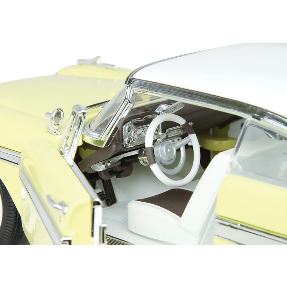 1958 Plymouth Anniversary Fury - yellow 1:18 Scale Diecast Model by Motormax