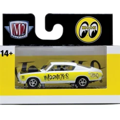 1968 Plymouth Barracuda HEMI Super Stock - Moon Eyes 1:64 Scale by M2 Machines
