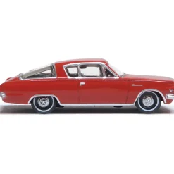 1965 Plymouth Barracuda - Medium Red 1:87 Scale by Oxford Diecast