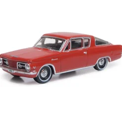 1965 Plymouth Barracuda - Medium Red 1:87 Scale by Oxford Diecast