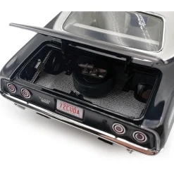 1972 Plymouth Cuda 340 - Black 1:18 Scale Diecast Model Car by Acme