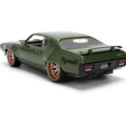 1972 Plymouth GTX - Green 1:24 Scale Diecast Model Car by Jada Toys