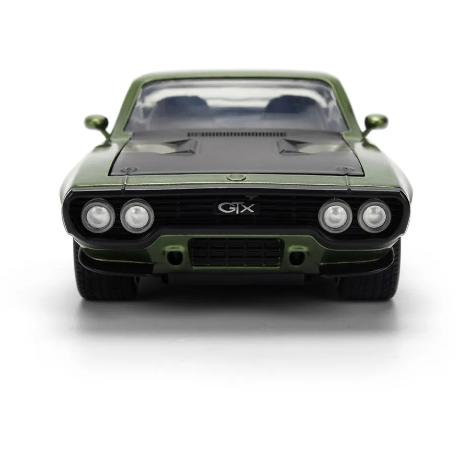 1972 Plymouth GTX - Green 1:24 Scale Diecast Model Car by Jada Toys