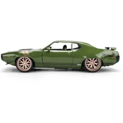 1972 Plymouth GTX - Green 1:24 Scale Diecast Model Car by Jada Toys