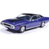 1971 Plymouth GTX Runner - Metallic Purple 1:43 Scale Diecast Model Car by IXO Models