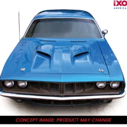 1971 Plymouth Hemi 'Cuda - B5 Blue 1:43 Scale Diecast Model Car by IXO Models