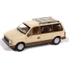 1987 Plymouth Voyager - Light Cream 2-tone 1:64 Scale Diecast Model Car by Auto World