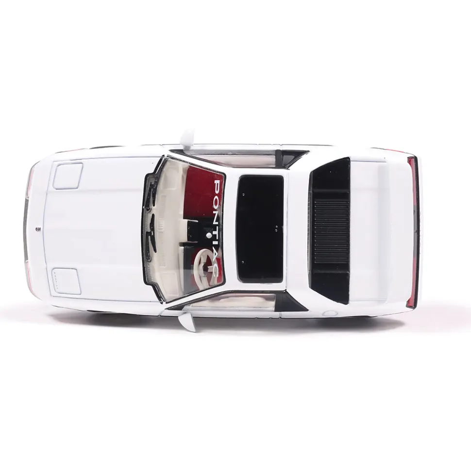 1984 Pontiac Fiero Indianapolis 500 Pace Car - White 1:43 Scale Diecast Model Car by IXO Models
