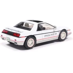 1984 Pontiac Fiero Indianapolis 500 Pace Car - White 1:43 Scale Diecast Model Car by IXO Models