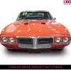 1969 Pontiac Firebird 400 - Carousel Red 1:43 Scale Diecast Model Car by IXO Models