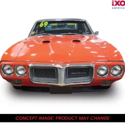 1969 Pontiac Firebird 400 - Carousel Red 1:43 Scale Diecast Model Car by IXO Models