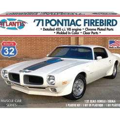 1971 Pontiac Firebird Route 32 - Model Kit 1:32 Scale Plastic Model Kit by Atlantis Models
