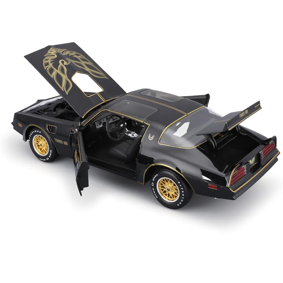 1978 Pontiac Firebird Trans Am - Black 1:18 Scale Diecast Model Car by Maisto