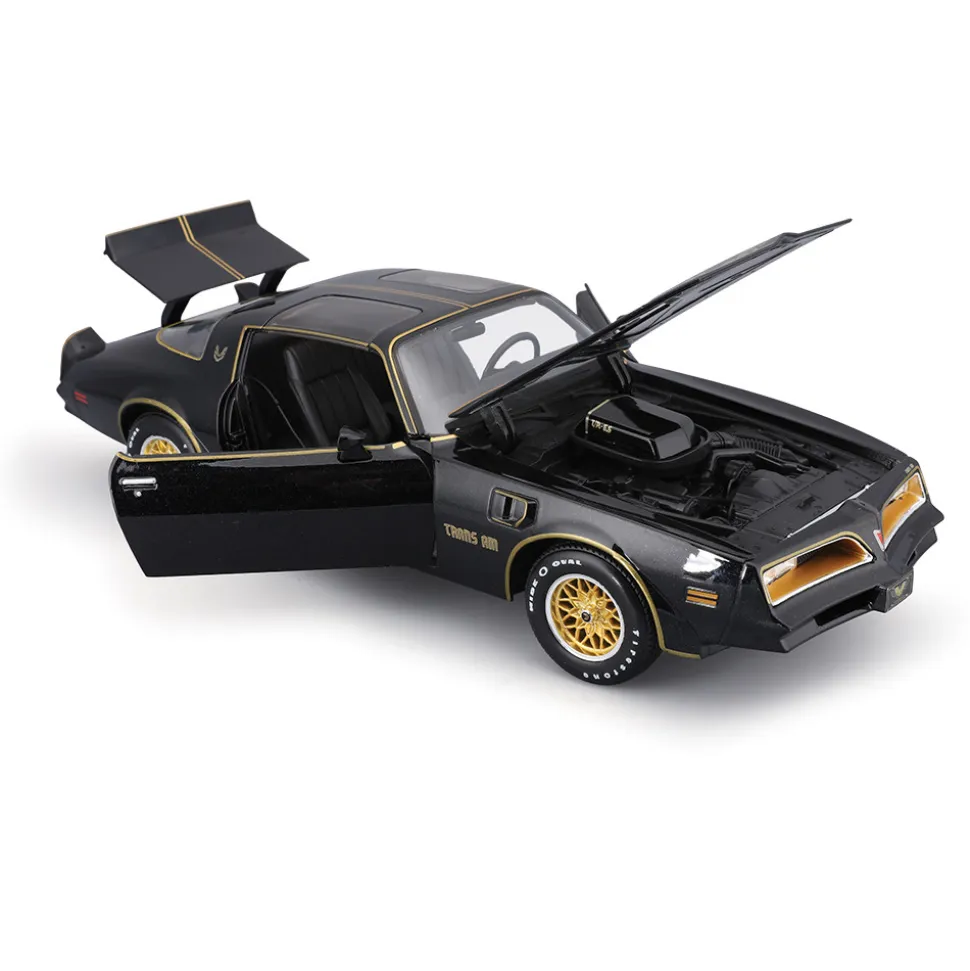 1978 Pontiac Firebird Trans Am - Black 1:18 Scale Diecast Model Car by Maisto