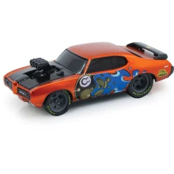 1969 Pontiac GTO Judge - Orange 8 Ball 1:64 Scale Diecast Model Car by M2 Machines
