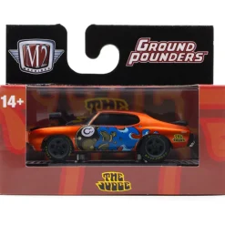 1969 Pontiac GTO Judge - Orange 8 Ball 1:64 Scale Diecast Model Car by M2 Machines