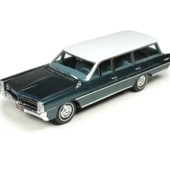 1964 Pontiac Safari - Gulfstream Aqua 1:43 Scale Cast Resin Model Car by Goldvarg Collection