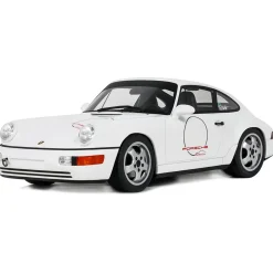 1992 Porsche 911 [964] Carrera Cup USA Edition - White 1:18 Scale Cast Resin Model Car by GT Spirit