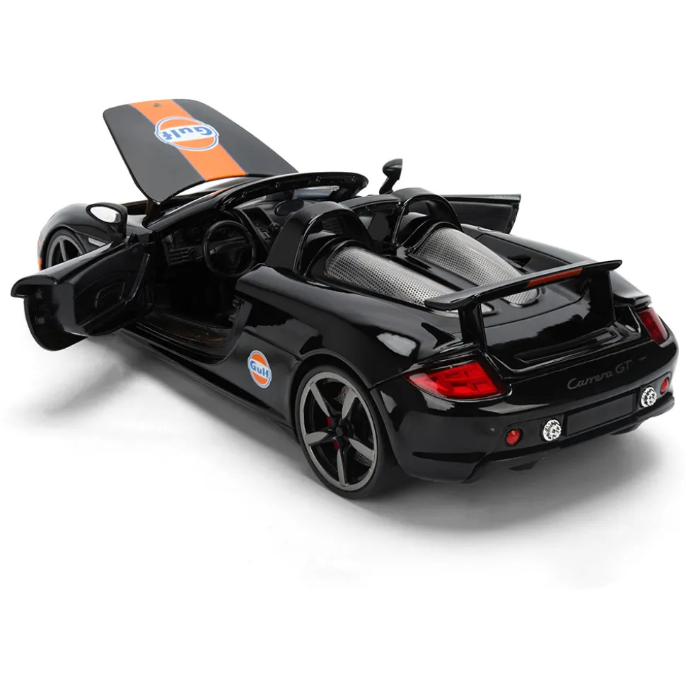 2005 Porsche Carrera GT - GULF OIL 1:24 Scale Diecast Model Car by Jada Toys