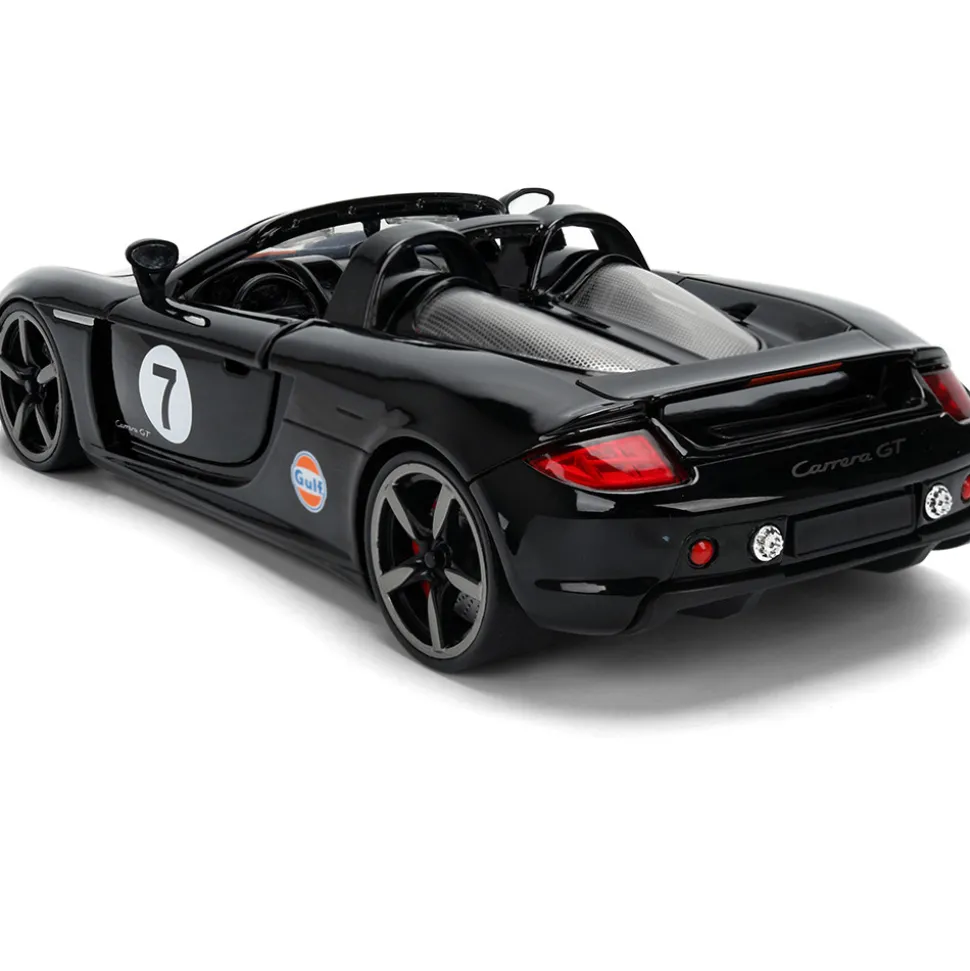 2005 Porsche Carrera GT - GULF OIL 1:24 Scale Diecast Model Car by Jada Toys