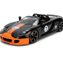 2005 Porsche Carrera GT - GULF OIL 1:24 Scale Diecast Model Car by Jada Toys