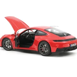 2025 Porsche 911 Carrera 4 GTS - Guards Red 1:18 Scale Diecast Model Car by Norev