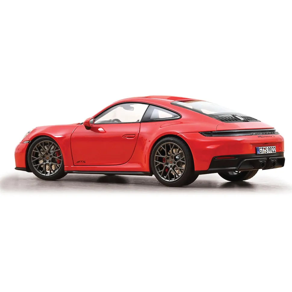 2025 Porsche 911 Carrera 4 GTS - Guards Red 1:18 Scale Diecast Model Car by Norev