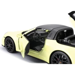 2025 Porsche 911 Carrera GTS (Hybrid) - Yellow 1:18 Scale Diecast Model Car by Maisto