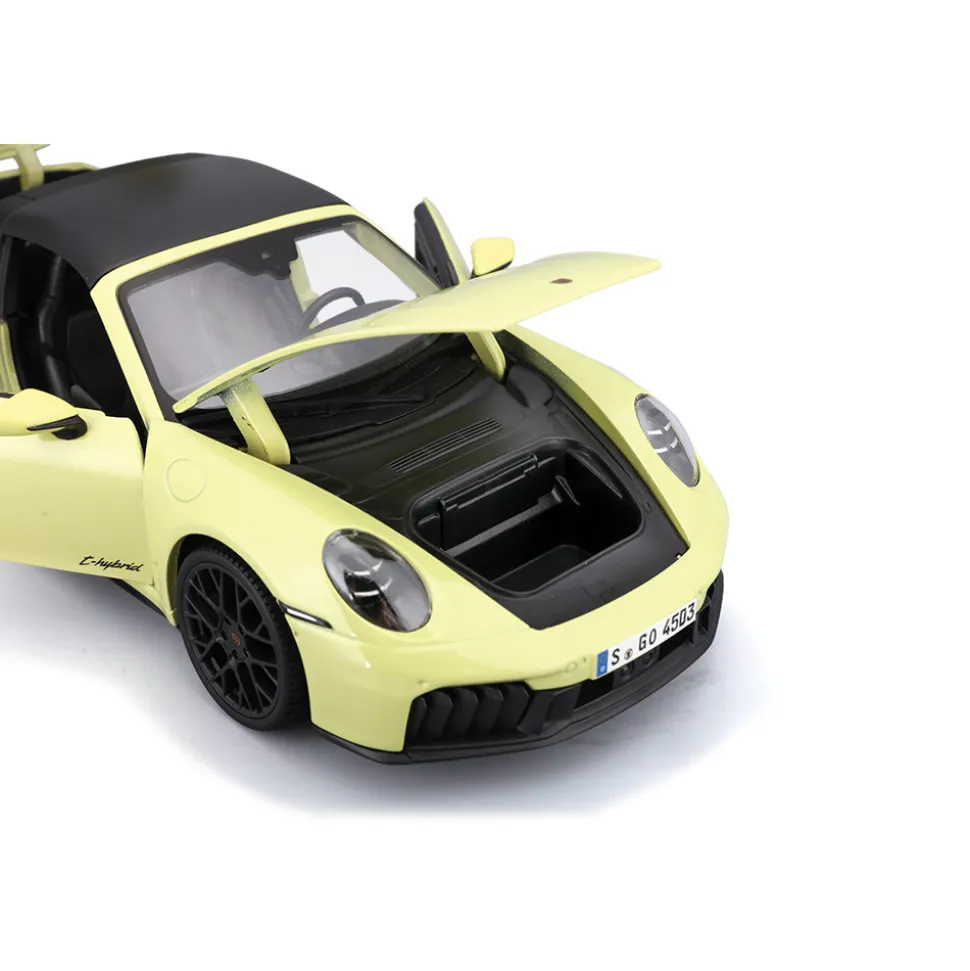 2025 Porsche 911 Carrera GTS (Hybrid) - Yellow 1:18 Scale Diecast Model Car by Maisto