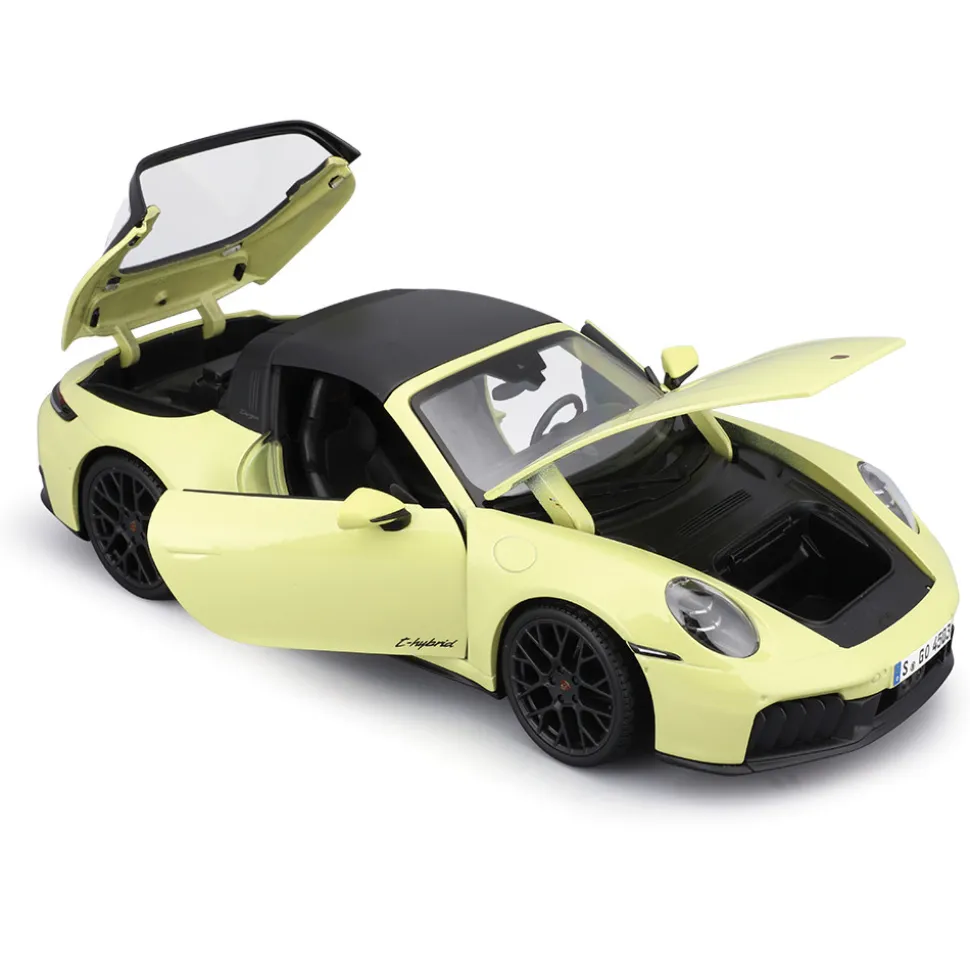 2025 Porsche 911 Carrera GTS (Hybrid) - Yellow 1:18 Scale Diecast Model Car by Maisto