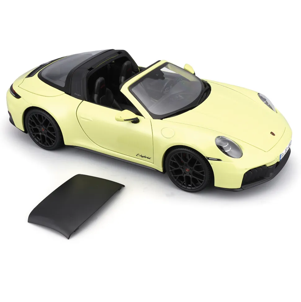 2025 Porsche 911 Carrera GTS (Hybrid) - Yellow 1:18 Scale Diecast Model Car by Maisto