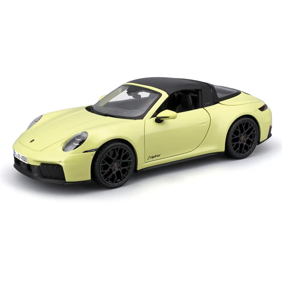2025 Porsche 911 Carrera GTS (Hybrid) - Yellow 1:18 Scale Diecast Model Car by Maisto