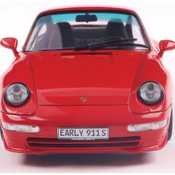 1997 Porsche 911 (993) Carrera RS - Indischrot 1:18 Scale Diecast Model Car by Solido