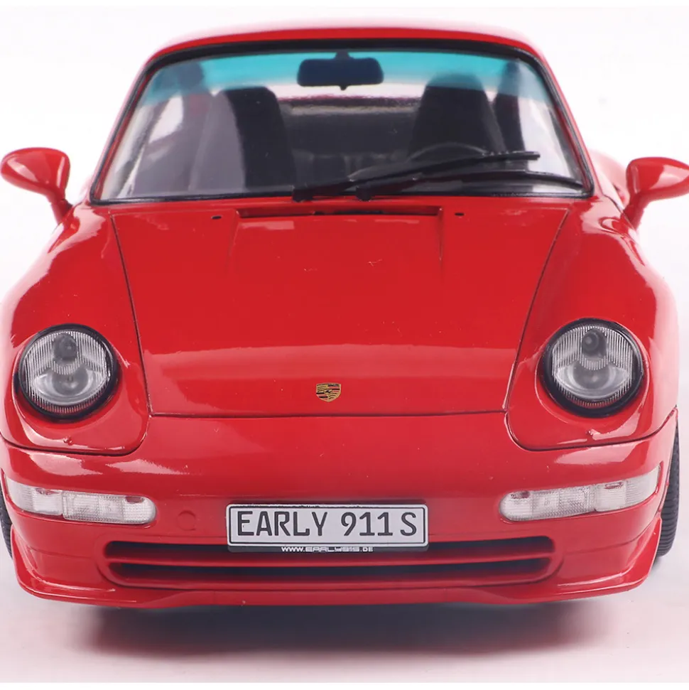 1997 Porsche 911 (993) Carrera RS - Indischrot 1:18 Scale Diecast Model Car by Solido
