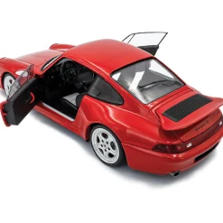 1997 Porsche 911 (993) Carrera RS - Indischrot 1:18 Scale Diecast Model Car by Solido