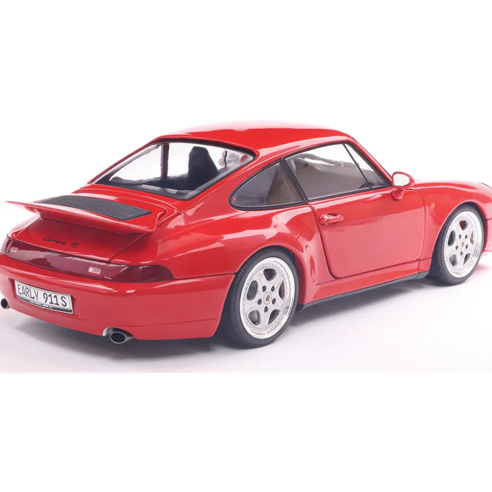 1997 Porsche 911 (993) Carrera RS - Indischrot 1:18 Scale Diecast Model Car by Solido